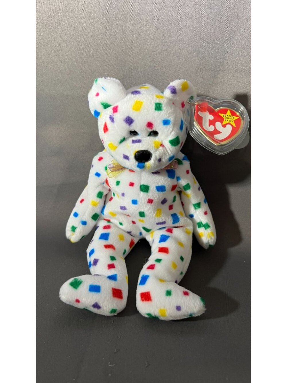 Birthday (1995) Ty Beanie Baby Bear Millennium With Tag